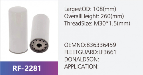 Фильтр масляный RF-2281 (1/)
