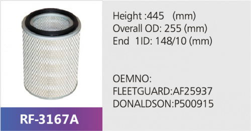 Фильтр воздушный RF-3167A (1/)